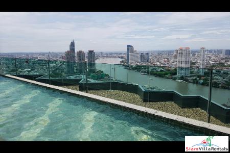 Rhythm Sathorn | River View One Bedroom Condo for Rent near BTS station-1
