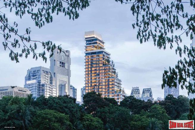Luxury Saladaeng Two Bed Duplex Condos next to MRT, BTS and Lumphini Park - 16% Discount!-0