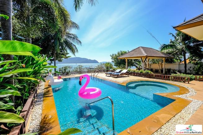 Five Bedroom Ocean Front Pool Villa for Rent in Chalong Bay