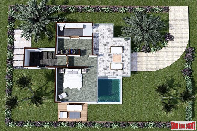 Amazing Sea Views from this New Pool Villa Estate on the Hills of Kamala