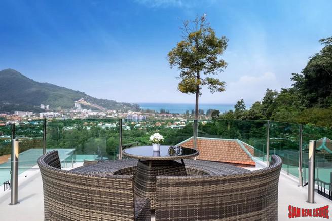 Amazing Sea Views from this New Pool Villa Estate on the Hills of Kamala