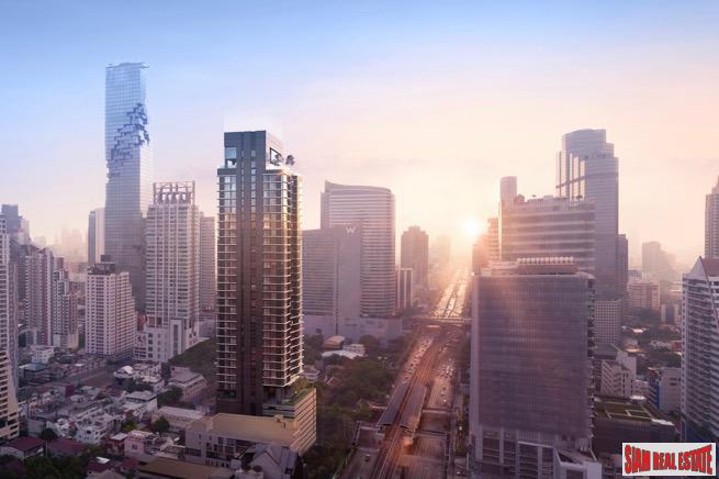 New Super Luxury Condominium in Prime Sathorn Location - One Bedroom