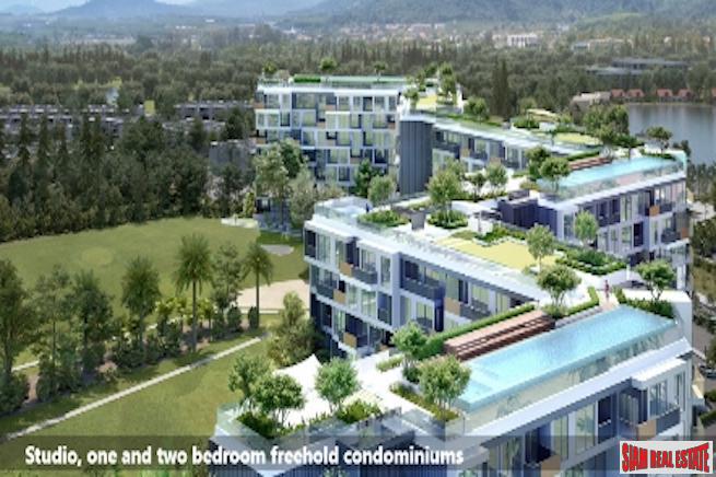 New Studio, 1 Bed and 2 Beds Condo Development Overlooking Laguna Phuket Golf Course