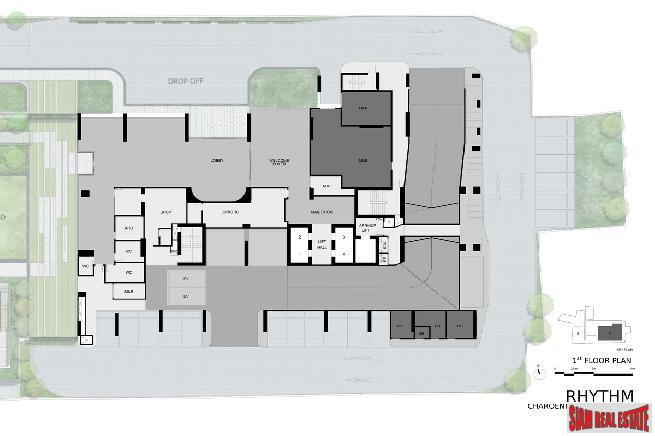 New Riverside High-Rise Condo in Construction in a Community by Leading Thai Developer - 1 Bed Units - Up to 10% Discount!-3