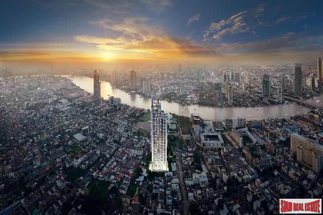 New Riverside High-Rise Condo in Construction in a Community by Leading Thai Developer - 2 Bed Units - Up to 6% Discount!