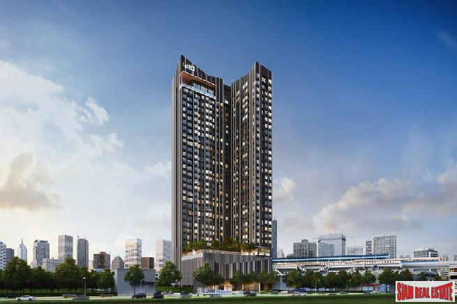 New High-Rise Condo in Construction by Leading Thai and Japanese Developers at Sukhumvit-Rama 4, Phra Khanong - 1 Bed Plus Units