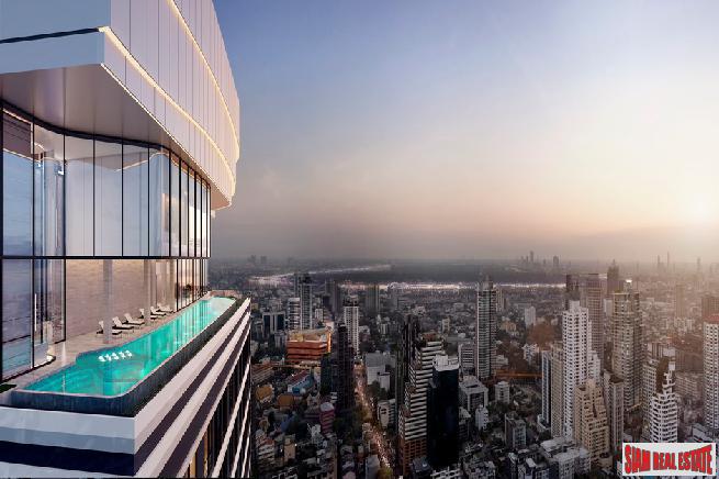 New Luxury High-Rise Condo in Construction at Ekkamai Road, Sukhumvit 63 - 1 Bed Loft Units-2