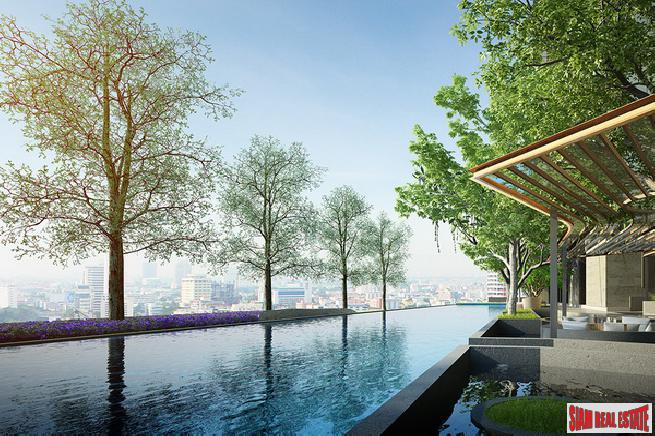 Newly Completed High-Rise Green Condo with 2 Rai of Gardens by Luxury Developers at Sukhumvit 101/1 - 2 Bed Units