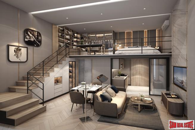 New Off-Plan Riverside High-Rise Condo at Charoennnakhon - 1 Bed Loft Units - Only 20% Down-Payment!-1