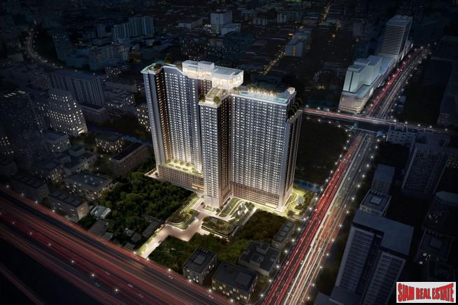 Newly Completed Mega Project with 2,400 Sqm of Sky Facilities only 300 metres to MRT Phra Ram 9, Rama 9 Road - 1 Bed Plus Units-3