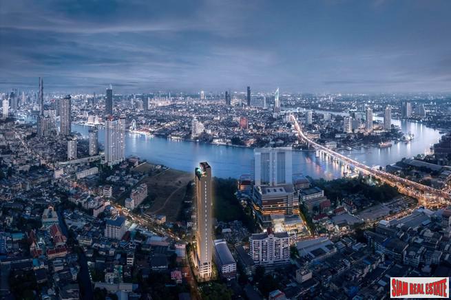 New Off-Plan Riverside High-Rise Condo at Charoennnakhon - 1 Bed Plus Units