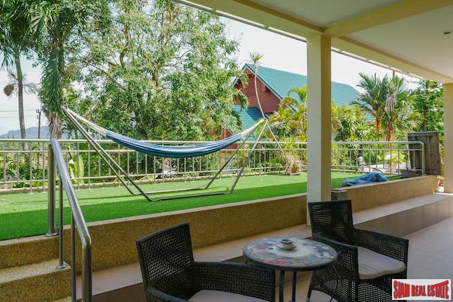 Spacious Single Storey Five Bedroom Pool Villa with Roof Terrace for Sale in Chalong