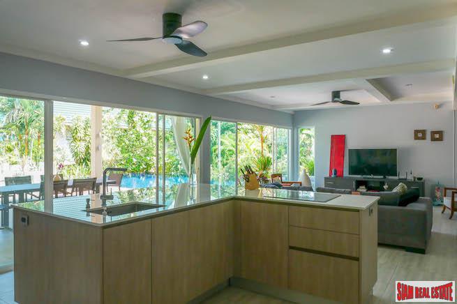Spacious Single Storey Five Bedroom Pool Villa with Roof Terrace for Sale in Chalong