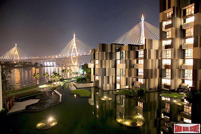 The Pano | Exceptional River Views from this Three Bedroom Corner Condo for Rent in Surasak